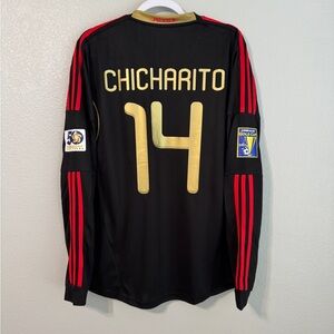 Mexico 2011 Chicharito Gold Cup away long sleeve jersey